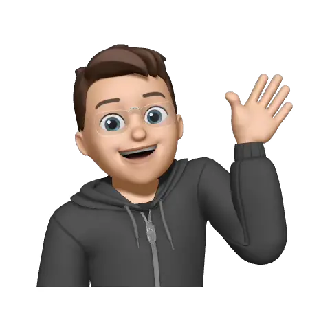 Me as a Memoji waving